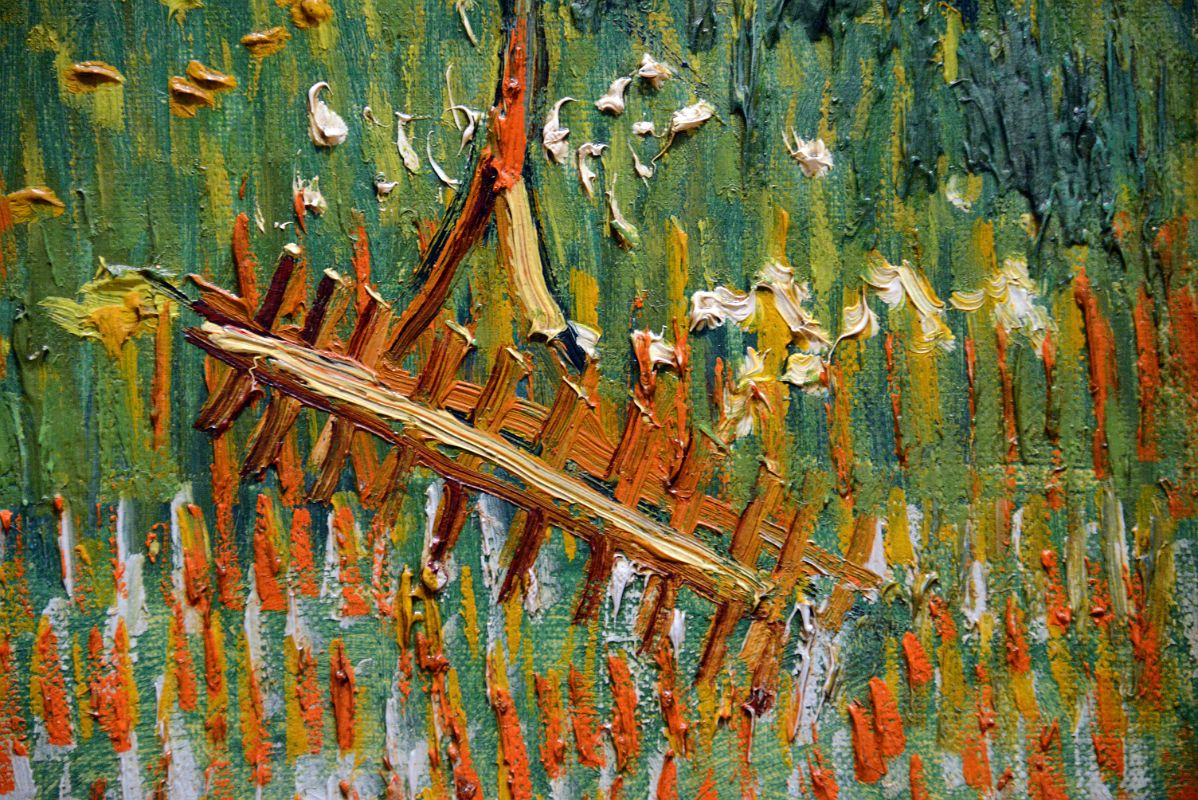 07B The Flowering Orchard close up - Vincent van Gogh 1888 - New York Metropolitan Museum of Art
